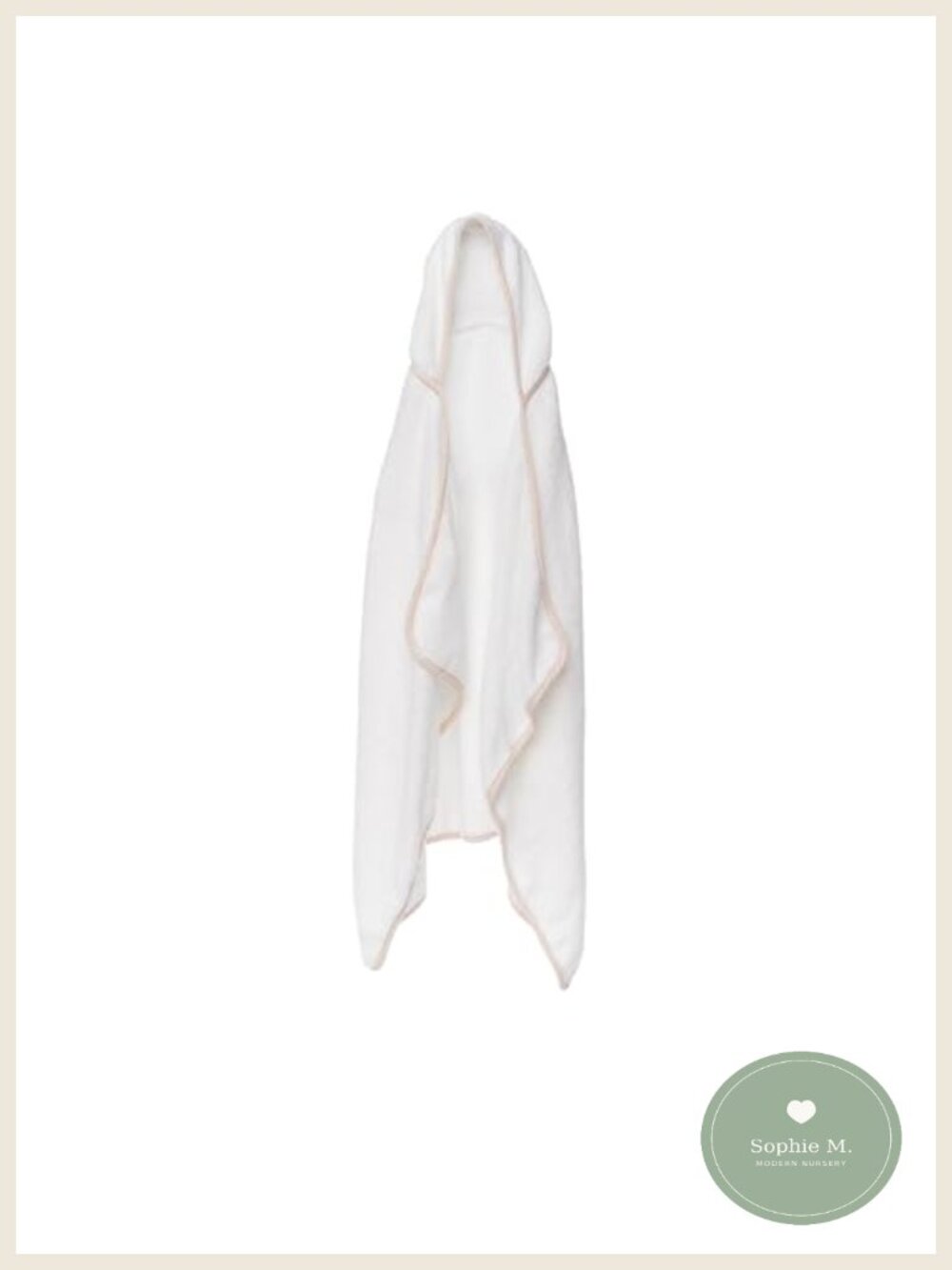 Organic Turkish Cotton Hooded Baby Towel Oversized
